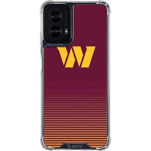 NFL Washington Commanders Breakaway Moto G Power 5G (2024) Clear Case