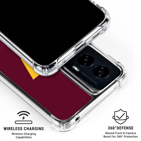 NFL Washington Commanders Breakaway Moto G Power 5G (2024) Clear Case