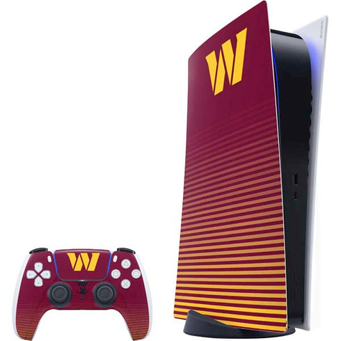 NFL Washington Commanders Breakaway PlayStation PS5 Skins