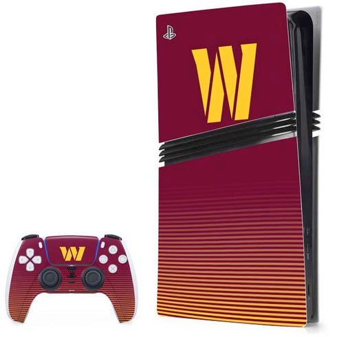 NFL Washington Commanders Breakaway PlayStation PS5 Skins