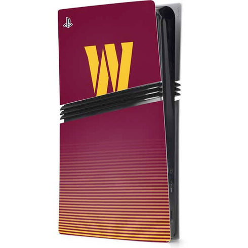 NFL Washington Commanders Breakaway PlayStation PS5 Skins