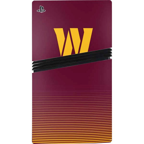 NFL Washington Commanders Breakaway PS5 Pro Console Skin