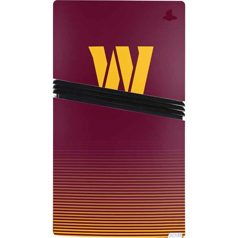NFL Washington Commanders Breakaway PS5 Pro Console Skin