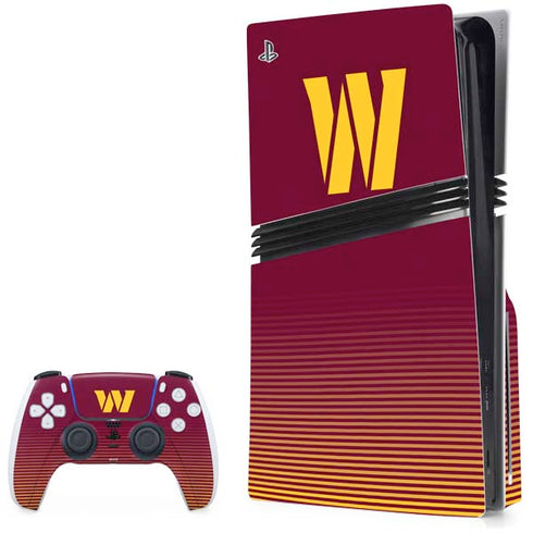 NFL Washington Commanders Breakaway PlayStation PS5 Skins