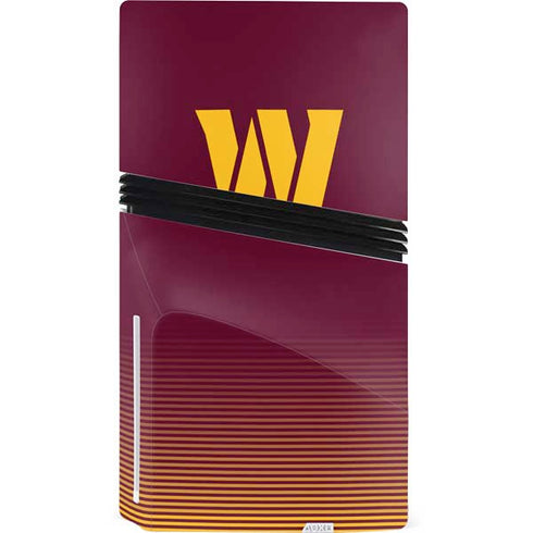 NFL Washington Commanders Breakaway PS5 Pro Disk Bundle Skin