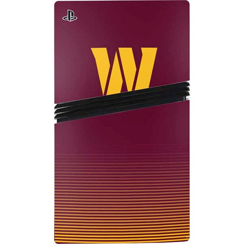 NFL Washington Commanders Breakaway PS5 Pro Disk Console Skin