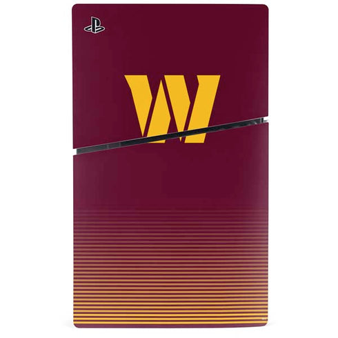 NFL Washington Commanders Breakaway PS5 Slim Digital Edition Console Skin