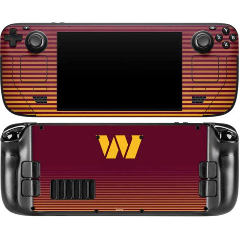 NFL Washington Commanders Breakaway Steam Deck Handheld Gaming Computer OLED Skin