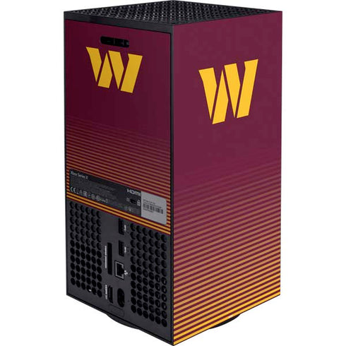 NFL Washington Commanders Breakaway XBox Series X Digital Edition Bundle Skin