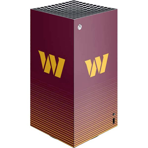 NFL Washington Commanders Breakaway XBox Series X Digital Edition Console Skin