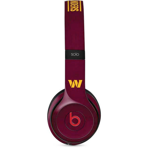 NFL Washington Commanders Distressed Beats Solo 3 Wireless Skin