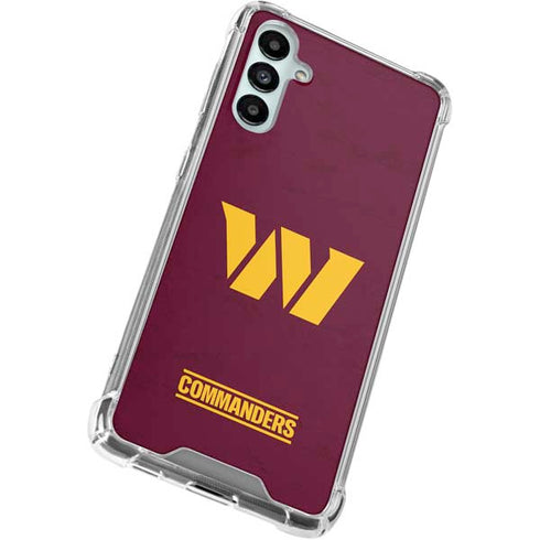 NFL Washington Commanders Distressed Gabb Phone 4 Clear Case