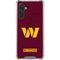 NFL Washington Commanders Distressed Galaxy A17 Clear Case