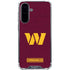 NFL Washington Commanders Distressed Galaxy A36 5G Clear Case