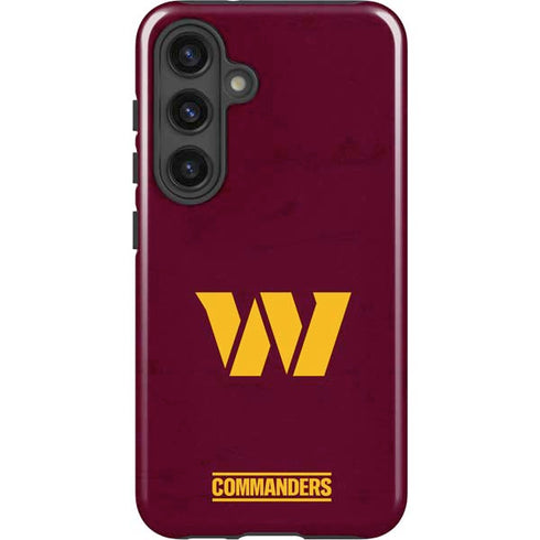 NFL Washington Commanders Distressed Galaxy S25 Impact Case