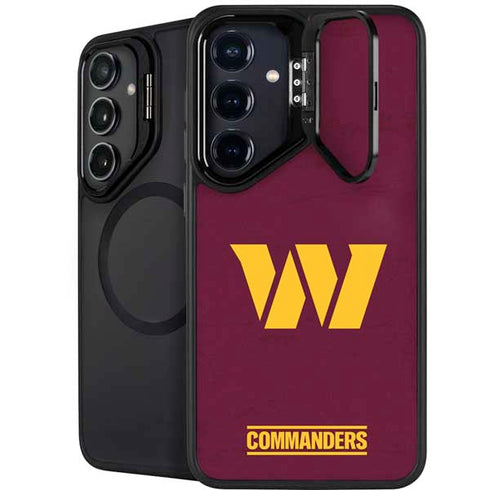 NFL Washington Commanders Distressed Galaxy S25 Kickstand Case