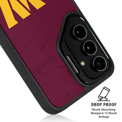 NFL Washington Commanders Distressed Galaxy S25 Kickstand Case