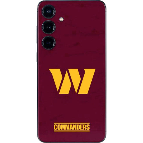 NFL Washington Commanders Distressed Galaxy S24 Plus Skin