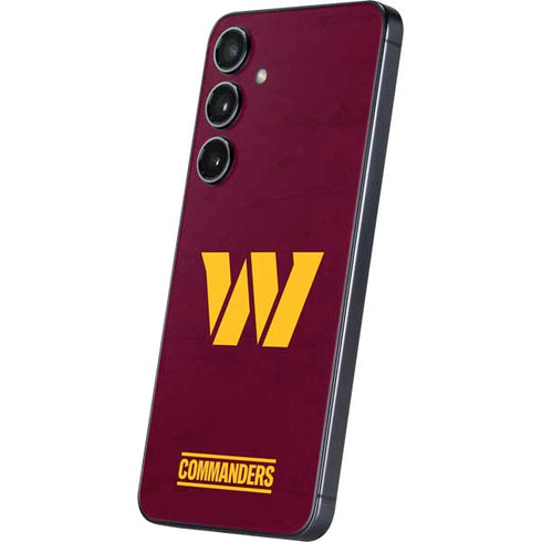 NFL Washington Commanders Distressed Galaxy S25 Plus Skin