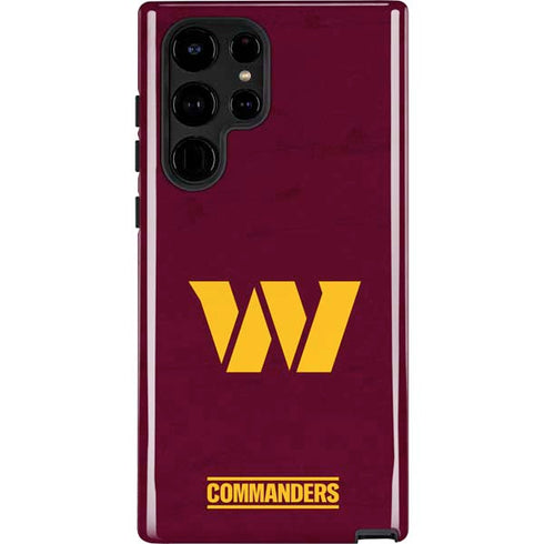 NFL Washington Commanders Distressed Galaxy S25 Ultra Impact Case