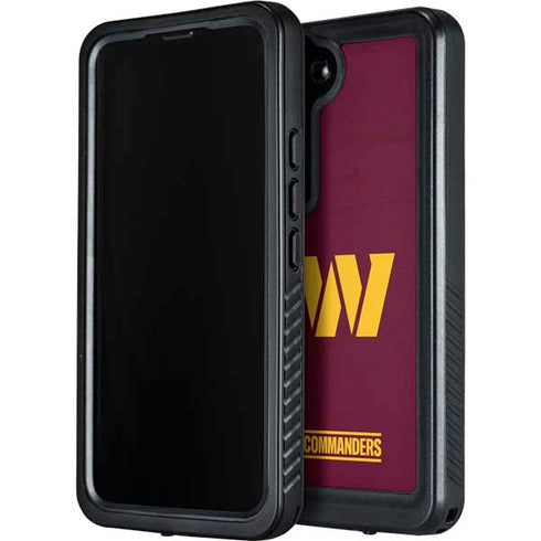 NFL Washington Commanders Distressed Galaxy S24 Waterproof Case