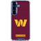 NFL Washington Commanders Distressed Galaxy S25 Clear Case