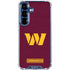 NFL Washington Commanders Distressed Galaxy S25 Plus Clear Case