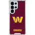 NFL Washington Commanders Distressed Galaxy S25 Ultra Clear Case