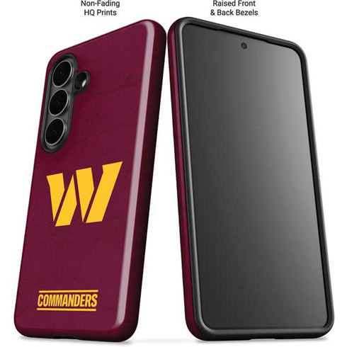 NFL Washington Commanders Distressed Galaxy S26 Impact Case