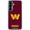 NFL Washington Commanders Distressed Galaxy S26 Plus Clear Case