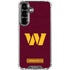 NFL Washington Commanders Distressed Galaxy S26 Plus Clear Case