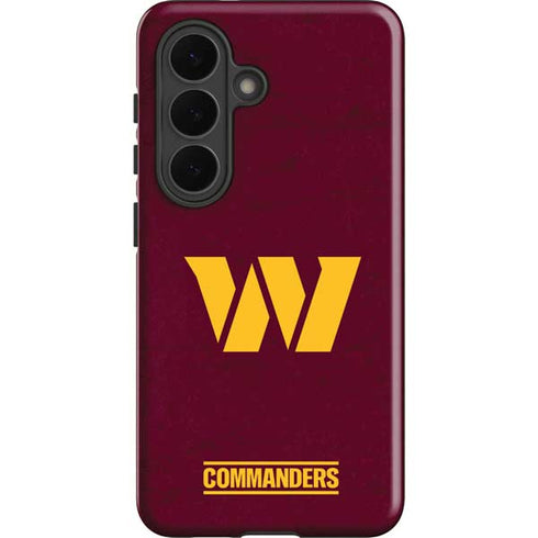 NFL Washington Commanders Distressed Galaxy S26 Plus Impact Case