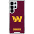NFL Washington Commanders Distressed Galaxy S26 Ultra Clear Case