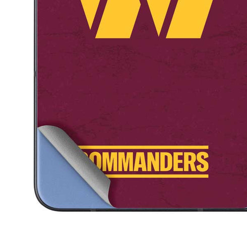 NFL Washington Commanders Distressed Galaxy Z Fold5 5G Skin