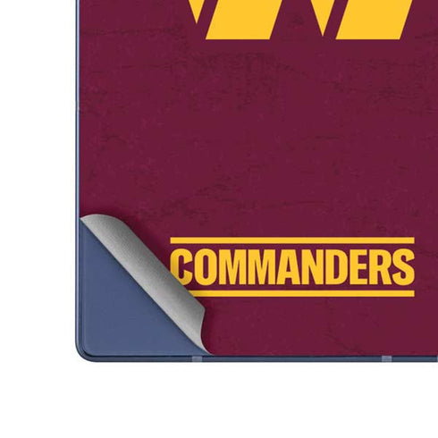 NFL Washington Commanders Distressed Galaxy Z Fold6 Skin