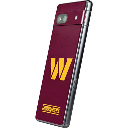 NFL Washington Commanders Distressed Google Pixel 7a Skin