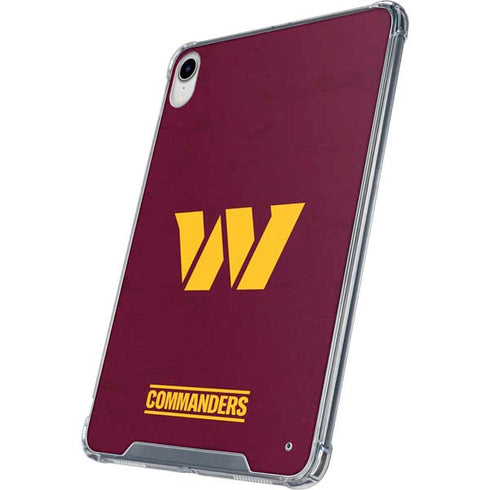 NFL Washington Commanders Distressed iPad 11th Gen (2025) Clear Case