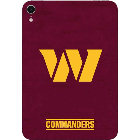 NFL Washington Commanders Distressed Apple iPad Mini Skin