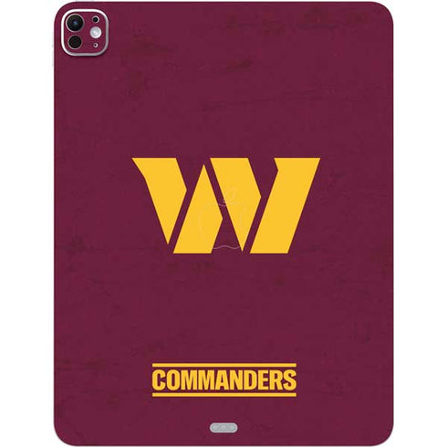 NFL Washington Commanders Distressed iPad Pro 13in M4 (2024) Skin