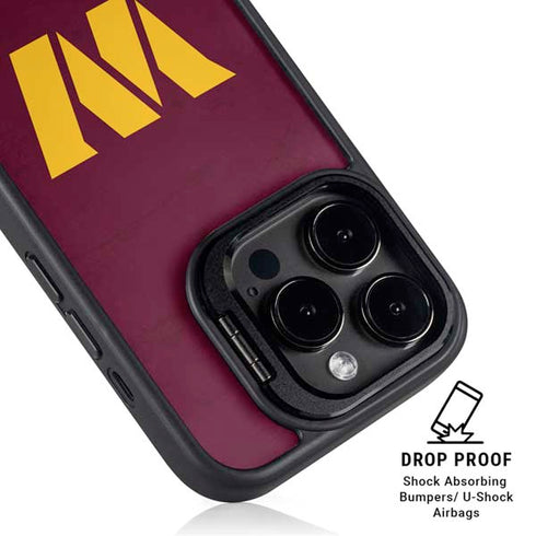 NFL Washington Commanders Distressed iPhone 14 Pro Max Kickstand Case