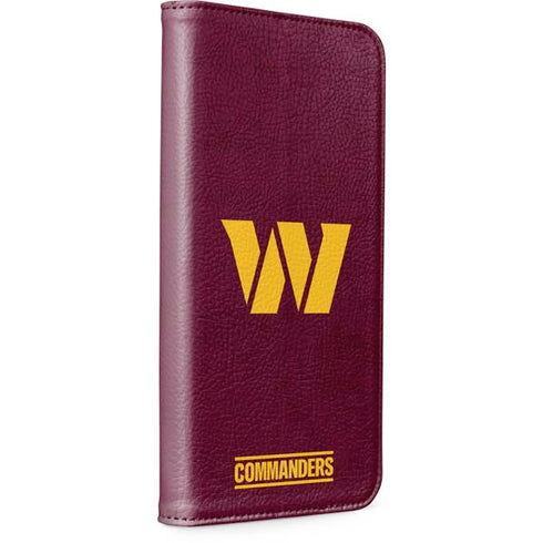 NFL Washington Commanders Distressed iPhone 15 Pro Folio Case