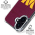 NFL Washington Commanders Distressed iPhone 16 Plus Clear Case