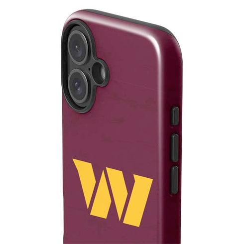 NFL Washington Commanders Distressed iPhone 16 Plus Impact Case