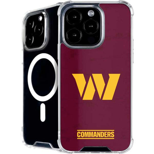 NFL Washington Commanders Distressed iPhone 16 Pro MagSafe Case