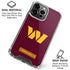 NFL Washington Commanders Distressed iPhone 16 Pro Max Clear Case