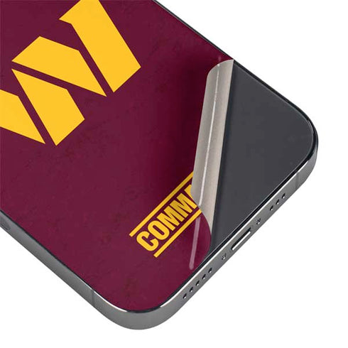 NFL Washington Commanders Distressed iPhone 16 Pro Max Skin