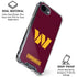 NFL Washington Commanders Distressed iPhone 16e Clear Case