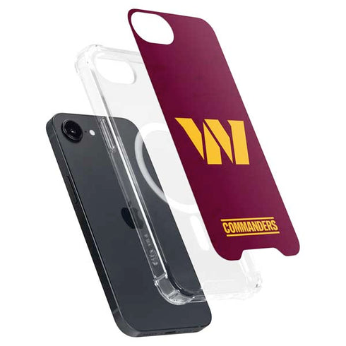 NFL Washington Commanders Distressed iPhone 16e MagSafe Case