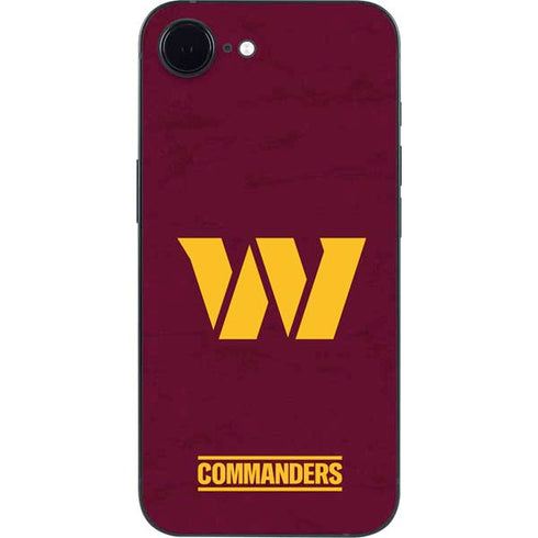 NFL Washington Commanders Distressed iPhone 16e Skin