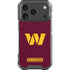 NFL Washington Commanders Distressed iPhone 18 Pro Clear Case